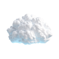 ai generiert 3d Wolke Clip Kunst png