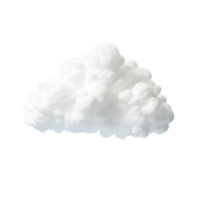 AI generated 3d cloud clip art png