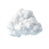 AI generated 3d cloud clip art png