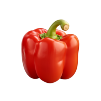 AI generated Bell pepper clip art png