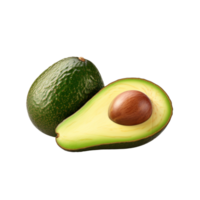 ai gegenereerd avocado klem kunst png