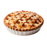 AI generated Apple pie clip art png