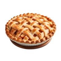 AI generated Apple pie clip art png