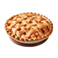 ai généré Pomme tarte agrafe art png