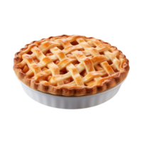 ai généré Pomme tarte agrafe art png