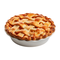 AI generated Apple pie clip art png