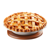 AI generated Apple pie clip art png