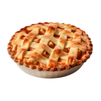 ai généré Pomme tarte agrafe art png