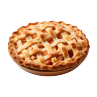 ai généré Pomme tarte agrafe art png