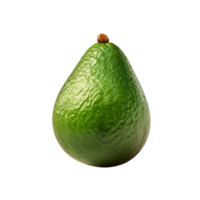 ai gegenereerd avocado klem kunst png