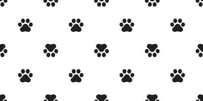 dog paw seamless pattern cat footprint french bulldog vector cartoon icon repeat wallpaper scarf isolated tile background doodke illustration design