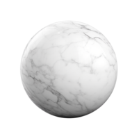 ai generiert 3d Marmor Ball Clip Kunst png