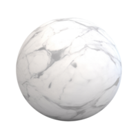 AI generated 3D Marble ball clip art png