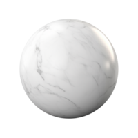 AI generated 3D Marble ball clip art png