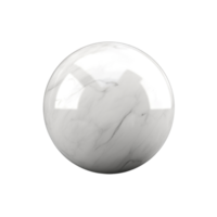 AI generated 3D Marble ball clip art png