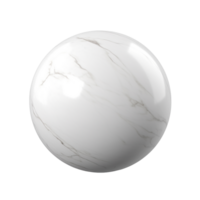 ai generiert 3d Marmor Ball Clip Kunst png