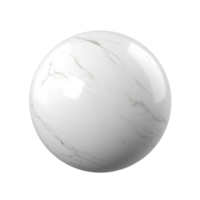 AI generated 3D Marble ball clip art png