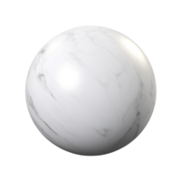 AI generated 3D Marble ball clip art png