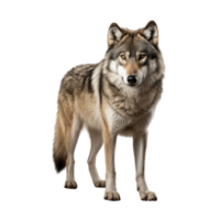 ai generiert Wolf Clip Kunst png