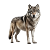 ai generiert Wolf Clip Kunst png