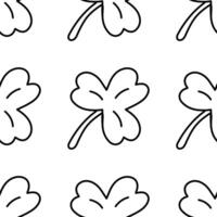 Shamrocks or St. Patrick's Day pattern vector