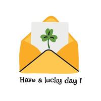 St. Patrick's Day greeting card vector