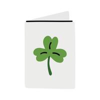 St. Patrick's Day greeting card vector