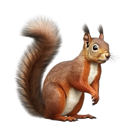 AI generated Squirrel clip art png