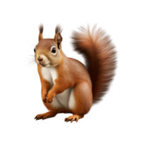 AI generated Squirrel clip art png