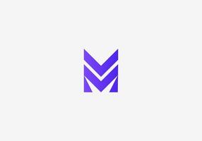 Logo Technology Letter M. Modern, Minimalist, Typography, Business, Technology . Editable color. vector