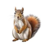 AI generated Squirrel clip art png