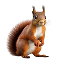 AI generated Squirrel clip art png