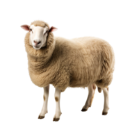 ai généré mouton agrafe art png