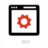 Seo and optimization icon concept vector