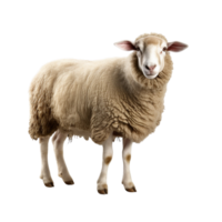 ai généré mouton agrafe art png