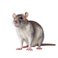 ai généré rat agrafe art png