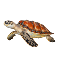 AI generated Sea turtle clip art png