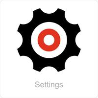 Settings and gear icon concept vector