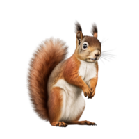 AI generated Squirrel clip art png