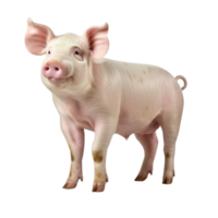 ai généré porc agrafe art png