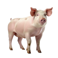 AI generated Pig clip art png