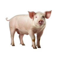 ai généré porc agrafe art png