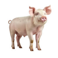 AI generated Pig clip art png