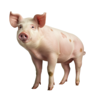 AI generated Pig clip art png