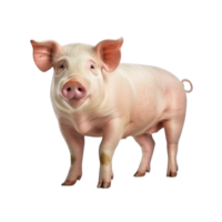 ai généré porc agrafe art png