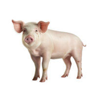 ai généré porc agrafe art png