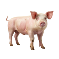 ai généré porc agrafe art png