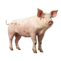 AI generated Pig clip art png