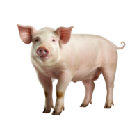 ai généré porc agrafe art png