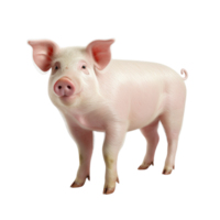 ai généré porc agrafe art png